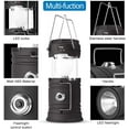 thumbnail image 5 of Lanterns, Camping Lantern, Solar Lantern Flashlights Charging for Phone, USB Rechargeable Led Camping Lantern, Collapsible & Portable for Emergency, Hurricanes, Storm(1 Pack), 5 of 7