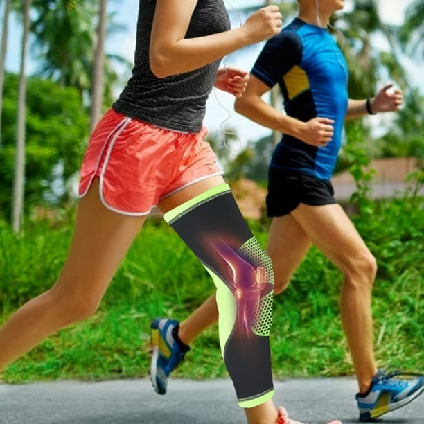 Genouill re Belle Genouill re De Sport Respirante Verte Pour Le