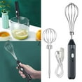 thumbnail image 2 of Hand Held Automatic Egg Beater Household Baking Tool C Egg Whisk Milk Cap To Send Coffee Brewer, 2 of 5