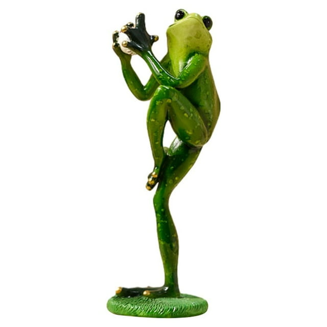 Shengyu Materials And Elegant Frog Decor For Home Green Add Charm To Home Garden Decor Pitcher Frog 1Set