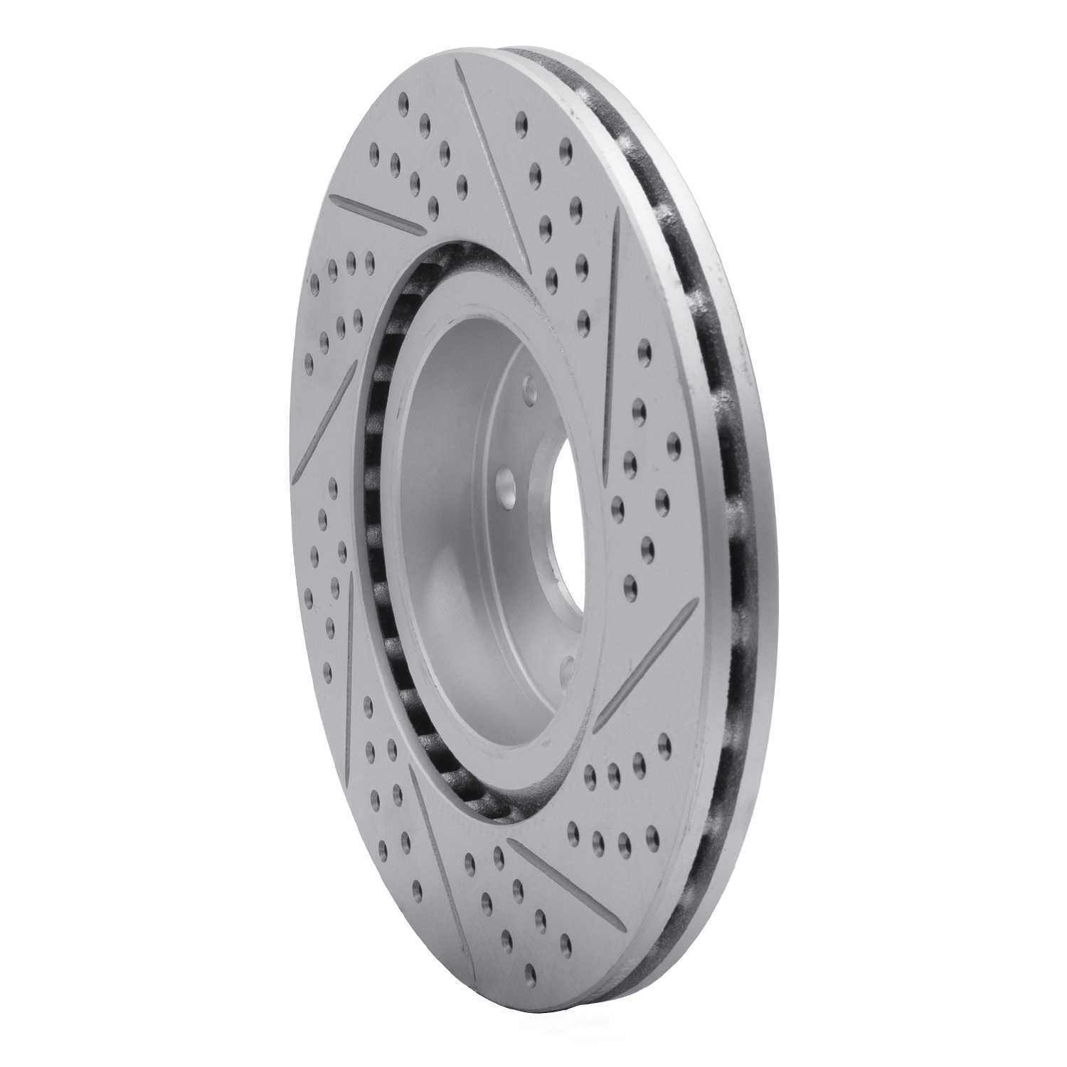 Dynamic Friction Company 830-07004L DFC Geoperformance Rotor - Drilled and Slotted