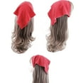 thumbnail image 3 of 4PCS Women Elastic Hair Kerchief Leopard Triangle Head Scarf Floral Head Wrap, 3 of 10