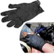 thumbnail image 5 of 100 guantes de examen de látex desechables negros, guantes elásticos para tatuajes (L), 5 of 8