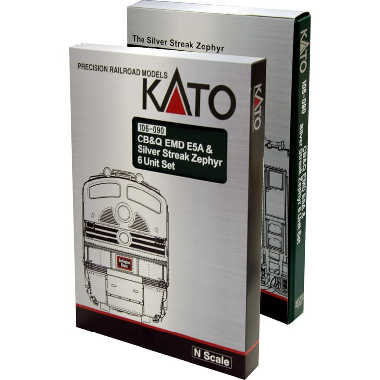 Kato Kato 106-090 CB&Q & Silver Streak Zephyr N Gauge Diesel