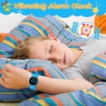 thumbnail image 6 of Kids Watch Waterproof Digital Watch for Boys Girls with Pedometer, Calories, Dual Alarms, Stopwatch, Calendar, Soft Silicone Band Fitness Watch for Kids, 6 of 9