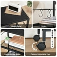 thumbnail image 6 of HOOBRO Industrial Printer Stand , 3-Tier Mobile with Power Outlets and USB Ports, Black BB22UPS01, 6 of 15