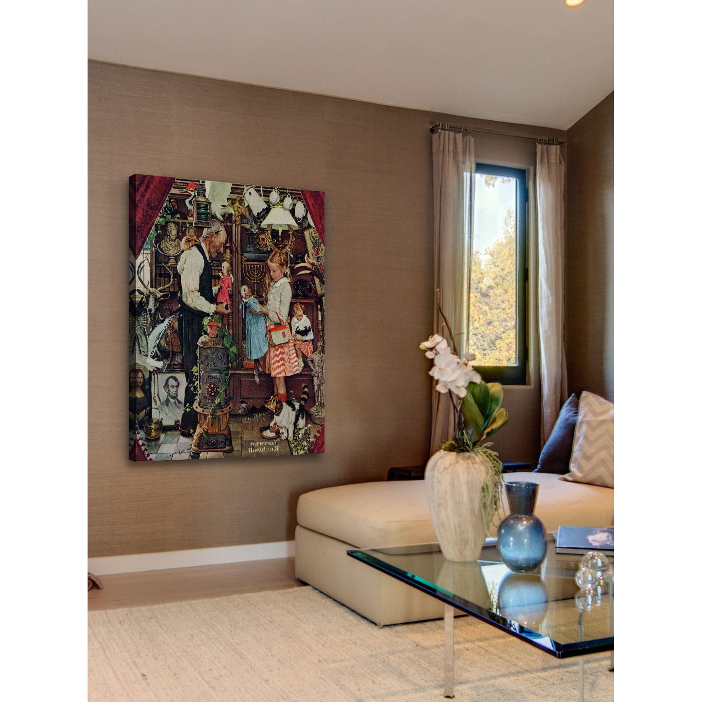 Marmont Hill April Fool Norman Rockwell Painting Print - Canvas