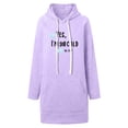 thumbnail image 4 of Heisall Womens Hoodie Long Sleeve Casual Pullover with Letter Print, Drawstring Hood, Pocket, Loose Fit Fashionable Tops, 4 of 4
