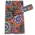 thumbnail image 3 of African Fabric 100% Cotton Ankara Wax Print Fabric soft 6 Yards Cloth for Party Dress, 3 of 5