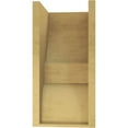 thumbnail image 4 of 9"W x 9"D x 18"H Wide Ridgewood Rough Cedar Woodgrain TimberThane Corbel, Primed Tan, 4 of 6