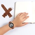 thumbnail image 2 of Leather Watch Band Watch Strap for Men or Women (22mm), 2 of 8