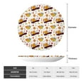thumbnail image 2 of Bingfone Autumn Red Truck Print Bone China Dinner Decorative Plates,Handmade Ceramic Dinner Plate with Stand for Home Club-10in, 2 of 6