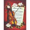 thumbnail image 2 of Cuadros Decorativos Violín taladro redondo completo mosaico diamante pintura DIY arte artesanía dibujo de diamantes de imitación Ndcxsfigh Nuevos Originales, 2 of 8
