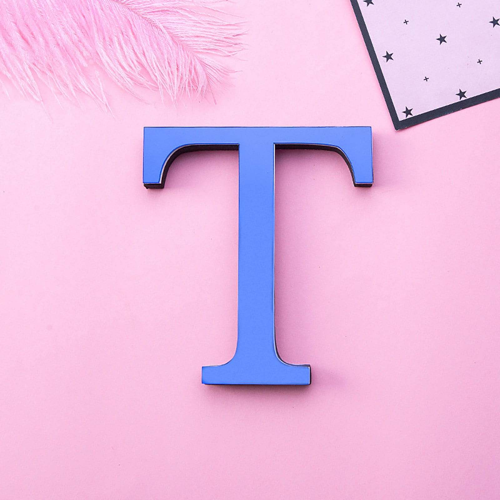 onhuon 26 letters diy 3d mirror acrylic wall sticker decals home decor