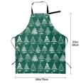 thumbnail image 5 of Bingfone Christmas Trees Apron Gifts For Men, Women Professional Grade Chef Apron for Kitchen,BBQ & Grill, 5 of 8