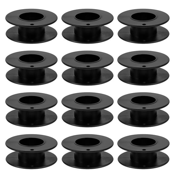 HEMOTON 20pcs Plastic Empty Spools for Wire Thread Ideal Bobbin Organizers for Sewing Crafting DIY Projects
