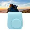 thumbnail image 1 of Camera Protective Case for Fuji, PU Leather Camera Carrying Bag with Adjustable Strap for Fuji InstaxMini 11 Camera, Mini Camera Cover with Pocket for Camping Travel, 1 of 8