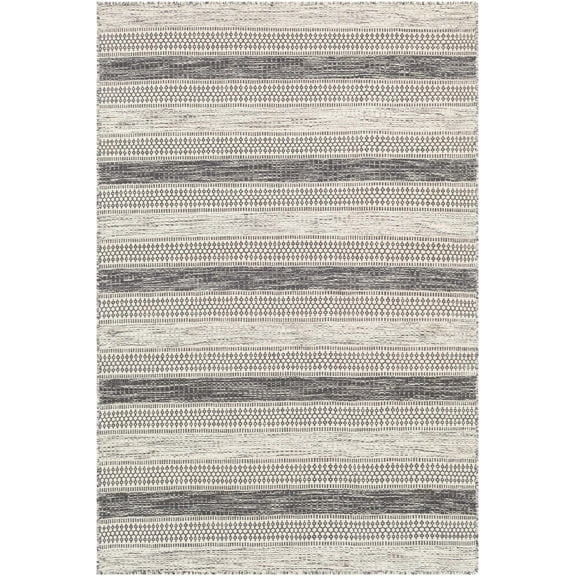 BoutiqueRugs Vernonia Bohemian, Transitional Area Rug - Black, Ivory - 2' x 3'