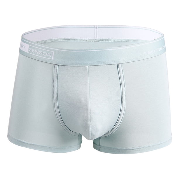 Calzones De Hombre Para Hombre, Corte A, Color Liso, Con Lazada, Cómodos Y Ligeros, Con Punta Cuadrada 1216