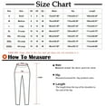 thumbnail image 3 of Cotton Linen Wide Leg Pant for Women Plus Size Elastic High Waisted Solid Color Casual Straight Pants, 3 of 5