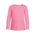 thumbnail image 5 of Garanimals Toddler Girl Ribbed Long Sleeve Top, Sizes 12M-5T, 5 of 5