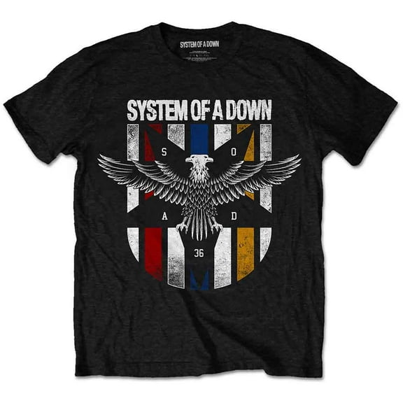 System Of A Down Unisex T-Shirt Eagle Colours (Medium)