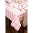 thumbnail image 6 of DII Pink Buffalo Check Tablecloth, 60x84", 100% Cotton, 6 of 7