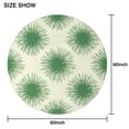 thumbnail image 6 of Green Tie Dye Spray Pattern Round Tablecloth 60"x60",Wrinkle Wipeable Table Cloth for Kitchen Dining Room Picnic Patio Party, 6 of 6