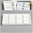 thumbnail image 2 of Shisuyan Ceramic Paint Pallet Rectangular Pigment Tray Oil Painting Pallet (White), 2 of 9
