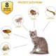 thumbnail image 2 of Collar antipulgas para mascotas, prevención de pulgas y garrapatas de tamaño pequeño para gatos, paquete de 4 collares antipulgas y garrapatas para gatos, 38 cm/15 pulgadas, 2 of 5