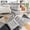 Grey, variant on Set of 6 Cushions for Lounge Chairs - Cozy And Soft, Machine Washable with Straps, Providing Complete Back Support, Ideal for Patio Furniture, Outdoor Seating, And Versatile for Indoor/Outdoor Use.
