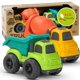 thumbnail image 1 of Mezcladora de cemento Car Toys Aigitoy para camiones volquete de 1 a 3 años para niños pequeños, 1 of 6
