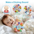 thumbnail image 2 of Sensory Teething Toys - Silicone,Teething,Montessori Learning,Developmental,Soft,Blue, 2 of 7