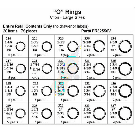 

Assortment Refill Only for FK12550V and FK52550V