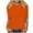 ZA-Orange, variant on CFLVAEK 3/4 Sleeve T Shirts for Women Casual Round Neck Shirts Solid Color Classic Fit Tshirts Loose Fitted Summer Fall Tops 2025