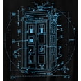 thumbnail image 2 of Call Box Sweatshirt - Da Vinci Vitruvian Style Crewneck, 2 of 4