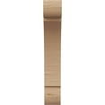 thumbnail image 2 of 6"W x 12"D x 36"H Thin Olympic Rough Cedar Woodgrain TimberThane Corbel, Primed Tan, 2 of 6