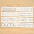 thumbnail image 1 of Graflsoa Creative Drawing Stencil Kit with 8 Sheets - Floral, Animal, and Geometric Patterns for Kids' Art Projects, 1 of 7