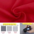 thumbnail image 5 of Super Soft and Durable​​ Microfiber Fitted Sheet, Machine Washable Fitted Bed Sheet with 15 inches Deep Pocket, Twin-XL, 39 x 80 inches, Red, 5 of 7