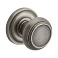 thumbnail image 6 of Baldwin Reserve ENTRATRR049 Entry Traditional Knob and Round Rose Matte Brass and Black Finish, 6 of 7