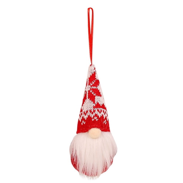 Gibobby enana sin rostro colgante de Navidad sombrero creativo decoración del(A)