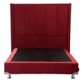 thumbnail image 2 of Box Base Cama Queen Size + Cabecera Nizza Rojo, 2 of 7