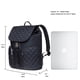 thumbnail image 2 of Mochila de lona vintage Kaukko Mochila de senderismo para viajes al aire libre Mochilas escolares KAUKKO KS16-Black, 2 of 5
