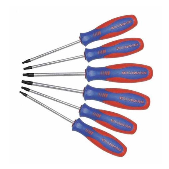 Westward Mag Tip Screwdriver Set, NmPcs6 401L78