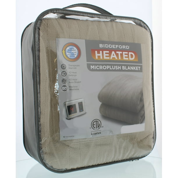 Biddeford Heated Microplush Blanket - Twin - Taupe - Walmart.com - Walmart.com Biddeford Heated Microplush Blanket - Twin - Taupe - Walmart.com - Walmart.com