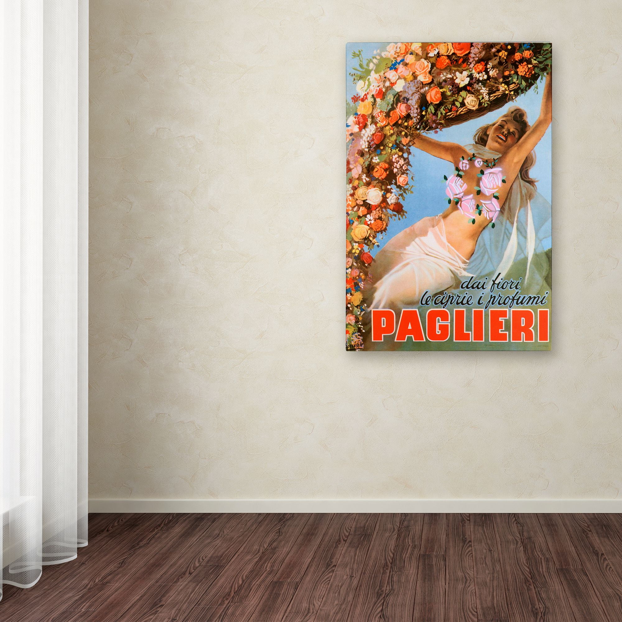 Trademark Fine Art 'Paglieri' Canvas Art by Vintage Apple Collection