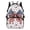American Flag Bow, variant on HUISEFOR Duck Camo Backpack for School Kids Girls 17 Inch Large Capacity Kids Backpack, Lightweight Breathable College Students Backpacks Comfortable Shoulder Bookbag