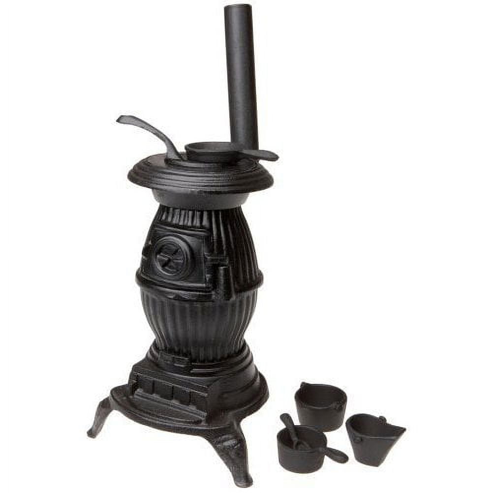 Old Mountain 10142 Black Mini Box Stove Set, with Accessories, 10 1/2 inch Tall