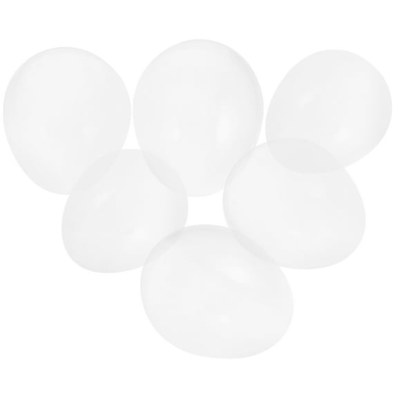 TABLZONE Dome-Shaped Wig Stand Set, 6-Piece Sturdy Plastic Holders for Display and Styling, and Lightweight