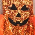 thumbnail image 4 of xiaxaixu Tenue d'Halloween pour Bébé Fille Orange à Sequins, 0-24M, 4 of 8